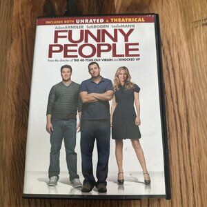 Funny People Dvd Adam Sandler Tested Working Comedy